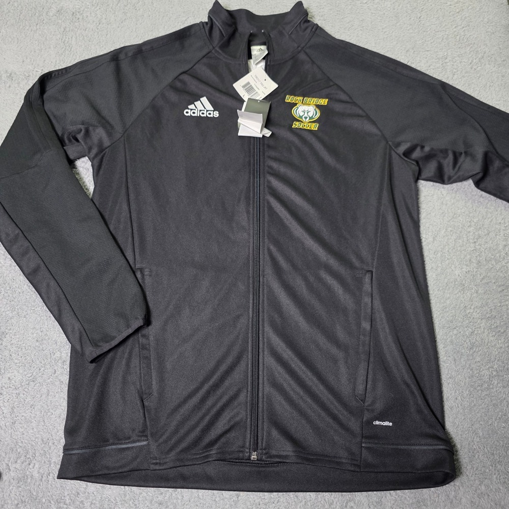 Adidas Mens Large Tiro 17 Training Jacket Black Rock Bridge Soccer 23 BJ9294